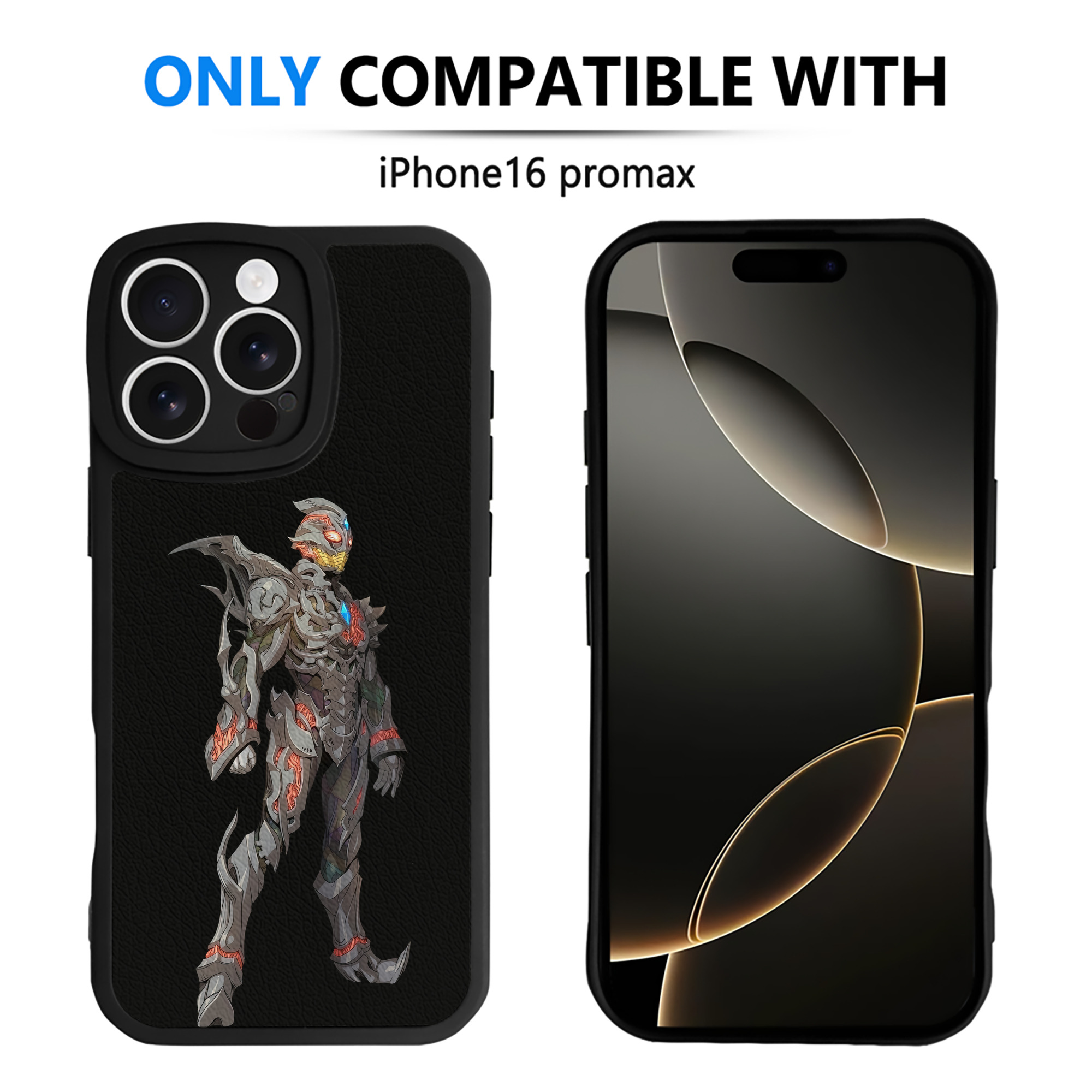（画像用） ウルトラマン Ultraman 【iPhone 16シリーズ対応】シリコンスマホケース（レザー調） 材質：シリコン